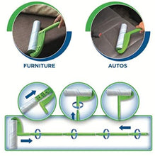 Load image into Gallery viewer, Leo MegaClean 10-Inch Wide Lint Roller Refills 25 Sheets with extendable Handle to 44 inch for Lint Remover Household Cleaning Easily Remove Pet Hair Dust and Debris from Floors Carpets and Furniture