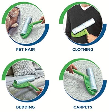 10 Inch Wide Lint Roller for Pet Hair – Single Roller Starter Size | LEO